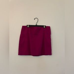 Pink mini skirt